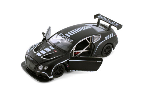 Bentley Continental GT3 Concept, Black - Showcasts 68266D - 1/24 scale Diecast Model Toy Car