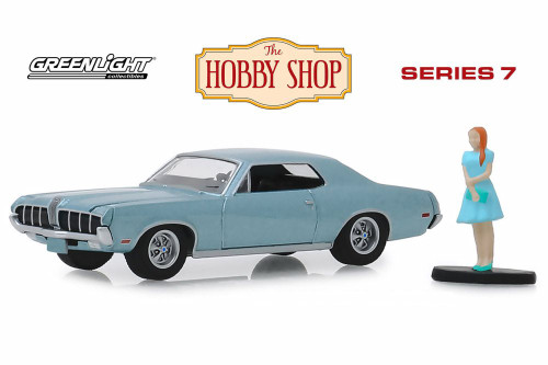 1967 Mercury Cougar #44 Hardtop, Dark Brown and Black - Greenlight
