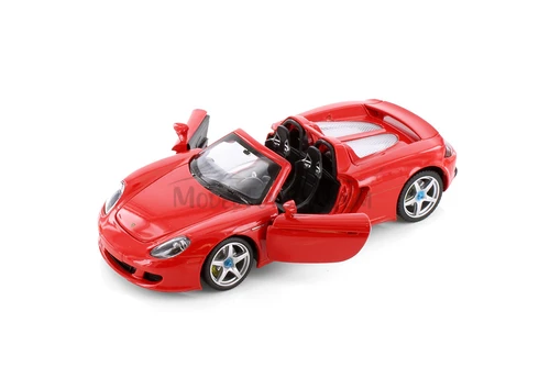 Porsche Carrera GT, Red - Showcasts 68242D - 1/24 scale Diecast Model Toy Car