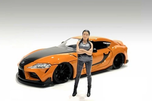 Car Meet 3 Figure 7, Gray - American Diorama 76432 - 1/24 scale Figurine - Diorama Accessory