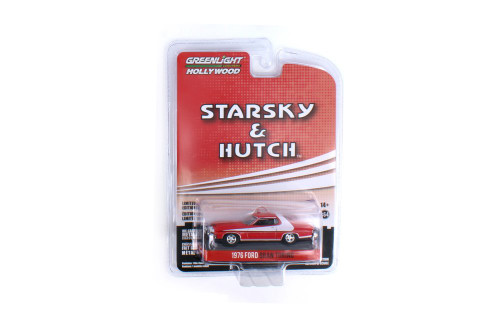 1976 Ford Gran Torino (Crash Ver.), Starsky and Hutch - Greenlight 44955F - 1/64 scale Diecast Car