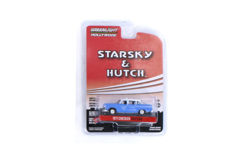 1971 Checker Taxi, Starsky and Hutch - Greenlight 44955C - 1/64 scale Diecast Car