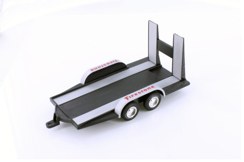 Brooklin Models 1/43 Scale Model BRK109 - Car Trailer Twin Axle - Silver