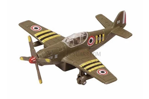 Vintage Aircraft, Brown - Showcasts 6080D - 4.75 Inch Scale Diecast Model Toy Airplane (1 plane, no box)