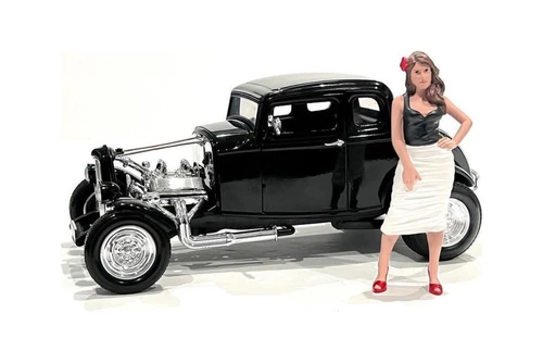 Pin-Up Girls - Suzy, Black - American Diorama 76345 - 1/18 Scale Figurine - Diorama Accessory