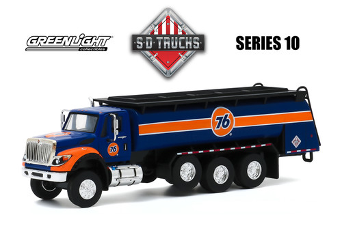 Vintage Service Gas Station Union 76, Orange and Blue - Greenlight