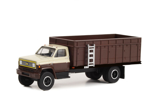 1980 Chevy C-70 Grain Truck, Blue Metallic and White - Greenlight