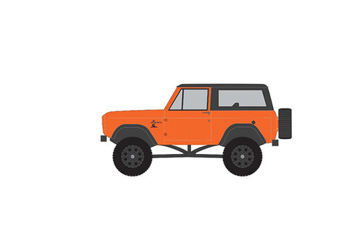 1967 Ford Bronco Custom (Lot #1267), Orange - Greenlight 37260C/48 - 1/64 Scale Diecast Car