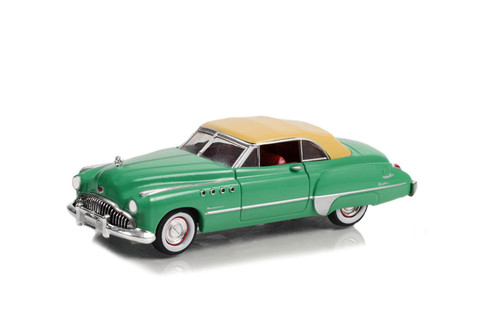 1949 Buick Roadmaster, Blue - Greenlight 39110A/48 - 1/64 Scale
