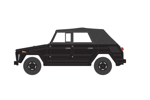 1968 Volkswagen Thing (Type 181), Black - Greenlight 28110C/48 - 1/64 Scale Diecast Model Toy Car