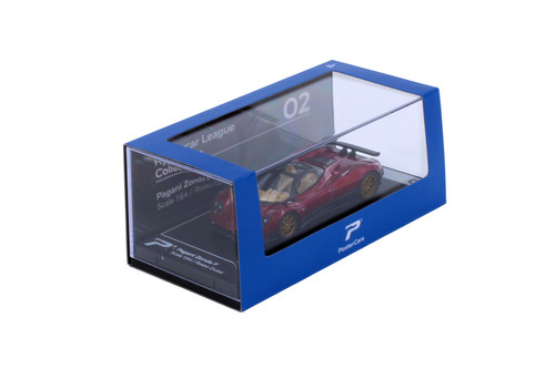 Pagani Zonda F, Argentina Blue - Kinsmart H01 - 1/64 Scale Diecast