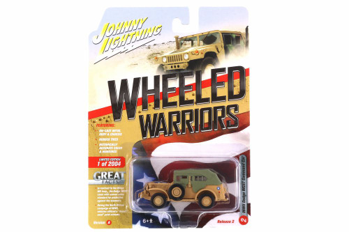 WWII M2 Half-Track Armored Car, Green - Johnny Lightning - 1/81