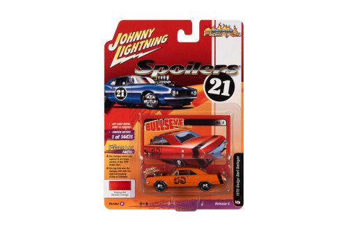 1970 Mercury Cougar Eliminator, Orange - Johnny Lightning
