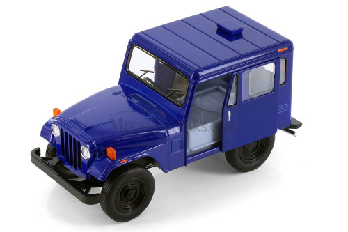 1971 Jeep DJ-5B Police Edition, Blue - Kinsmart 5433DPR - 1/26