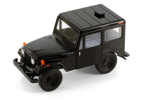 1971 Jeep DJ-5B, Black - Kinsmart 5433D - 1/26 scale Diecast Model Toy Car