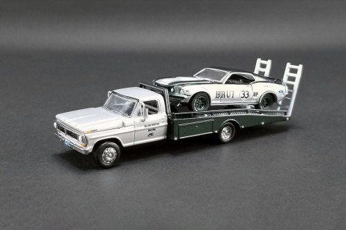 1969 Ford F-350 Ramp Truck and Mustang Trans Am, #33 - Greenlight 51271 - 1/64 scale Diecast Car