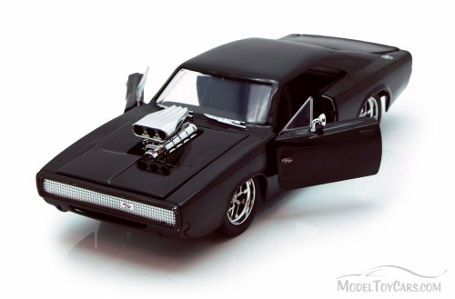 1968 Dom's Dodge Charger R/T, Bare Metal - JADA 97336 - 1/24 Scale