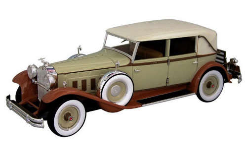 1930 Packard Brewster, Beige/Tan - Signature Models 18103F - 1/18 Scale Diecast Model Toy Car