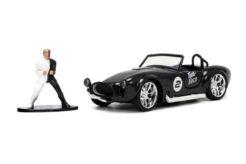 1965 Shelby Cobra 427 S/C w/ Harvey Two-Face Figure - Jada Toys 33091 - 1/32 Scale Diecast Car