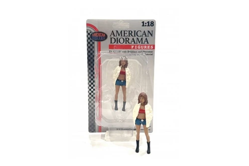Hip Hop Girls Figure 3, White - American Diorama AD18103 - 1/18 Scale Figurine - Diorama Accessory