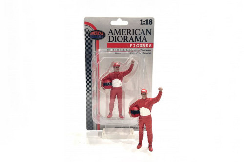 Racing Legends - The 90s Driver B, Red - American Diorama 76356 - 1/18 Scale Figurine