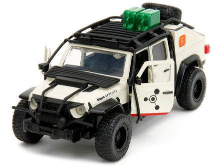 2020 Jeep Gladiator Pickup, Jurassic World - Jada Toys 34465/24 - 1/32 Scale Diecast Car