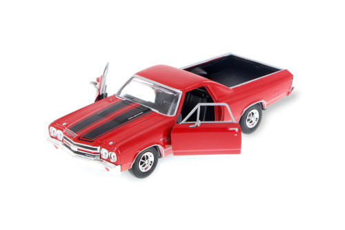 1970 Chevy El Camino SS 396, Red - Showcasts 71347R - 1/24 Scale Diecast Model Toy Car