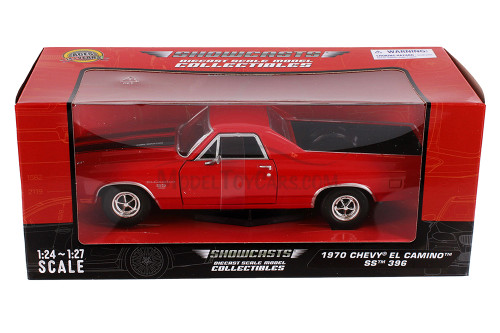1970 Chevy El Camino SS 396, Red - Showcasts 71347R - 1/24 Scale Diecast Model Toy Car