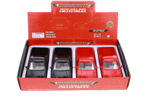 Showcasts 1992 Chevrolet 454 SS Pickup Truck Diecast Car Set - Box of 4 1/24 Scale Diecast Model Cars, Assorted Colors