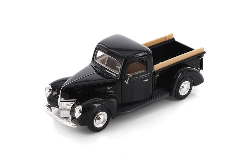 Showcasts 1940 Ford Pickup Diecast Car Set - Box of 4 1/24 Scale Diecast Model Cars, Assorted Colors