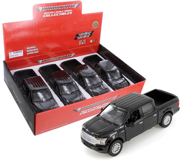2019 Ford F-150 Limited Crew Cab, Black - Showcasts® 71363/4D - 1/27 Scale Diecast Model Toy Car (1 car, no box)