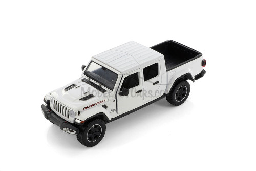 2021 Jeep Gladiator Rubicon Pickup, White - Showcasts 71368WT - 1/24 Scale Diecast Model Toy Car