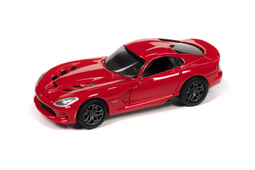 2014 Dodge Viper SRT, Red - Johnny Lightning JLSP282/24A - 1/64 Scale Diecast Model Toy Car