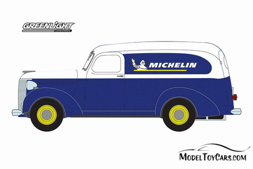 1939 Chevy Panel Truck Michelin, Michelin - Greenlight 41050B/48 - 1/64 Scale Diecast Model Toy Car