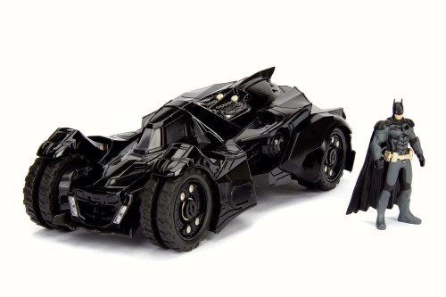 Diecast Car w/Display Turntable - Batmobile w/Batman figure, Arkham Knight - 1/24 Scale Diecast Car