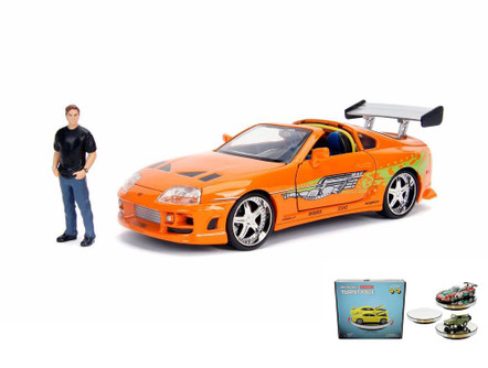 Toyota Supra with Brian Figure, Fast & Furious - Jada 30738 - 1/24