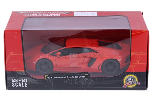 Lamborghini Aventador LP700-4 Coupe, Orange - Showcasts 38210OR - 1/24 Scale Diecast Model Toy Car