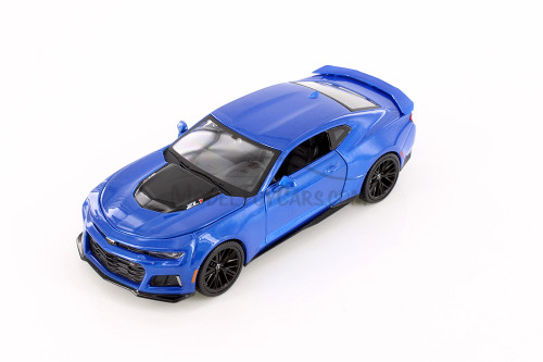 2017 Chevy Camaro ZL1 Hardtop, Blue - Showcasts 38512BU - 1/24 Scale Diecast Model Toy Car