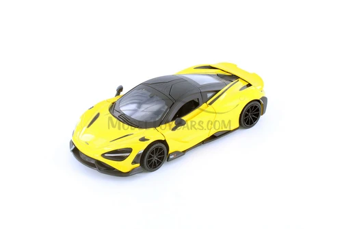 McLaren 765LT, Yellow - Showcasts 68276YL - 1/24 Scale Diecast Model Toy Car
