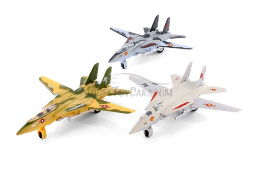 X Force Commander F-4 Tomcat Jet - Showcasts 51305 - 7 Inch Scale Set of 6 Diecast Model Toy Planes