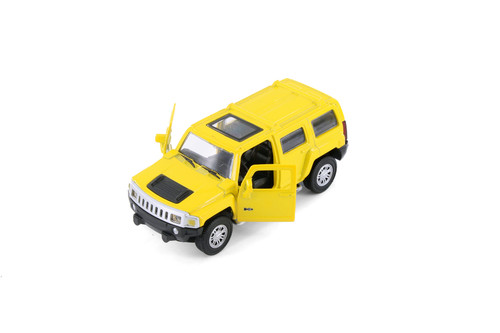 Hummer H3, Yellow - Showcasts 67401D - 1/43 Scale Diecast Model Toy Car