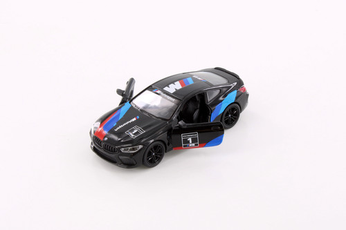 BMW M8 Competition Coupe Livery Edition, Black - Kinsmart 5425DF - 1/38 Scale Diecast Model Toy Car