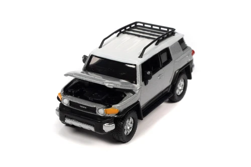 ミニカー TOYOTA LAND CRUISER FJ 2007 Toyota FJ Cruiser, Silver - Johnny Lightning JLSP278/24A - 1
