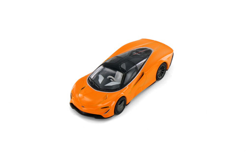 Box of 36 McLaren Speedtail, Orange - Kinsmart H14 - 1/64 Scale