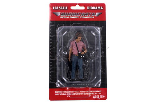 On Air Figure 5, Camera Guy w/Accessory, Blue /Green - Showcasts