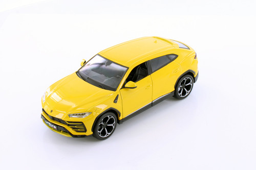 2018 Lamborghini Urus Hardtop, Red & Yellow - Showcasts 37519 - 1/24 Scale Set of 4 Diecast Cars