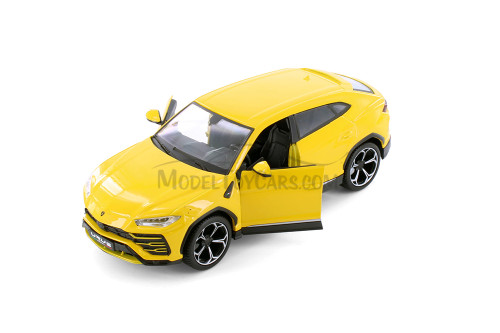 2018 Lamborghini Urus Hardtop, Red & Yellow - Showcasts 37519 - 1/24 Scale Set of 4 Diecast Cars
