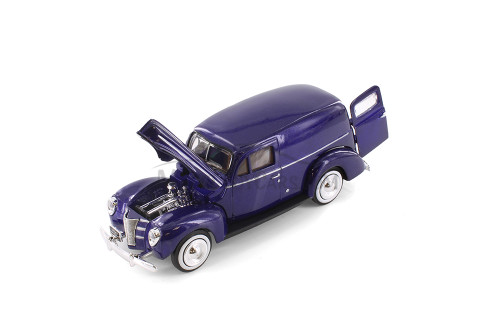 1940 Ford Sedan Delivery, Purple - Showcasts 77250D - 1/24 Scale Diecast Model Toy Car (1 car, no box)