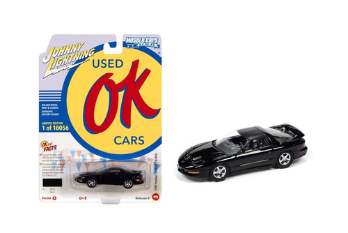 1997 Pontiac Firebird Trans Am WS6, Black - Johnny Lightning JLSP194/24B - 1/64 scale Diecast Car