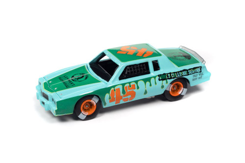 1982 Pontiac Grand Prix Stock Cars #45 Blue - Johnny Lightning JLSP253/24A - 1/64 Scale Diecast Car